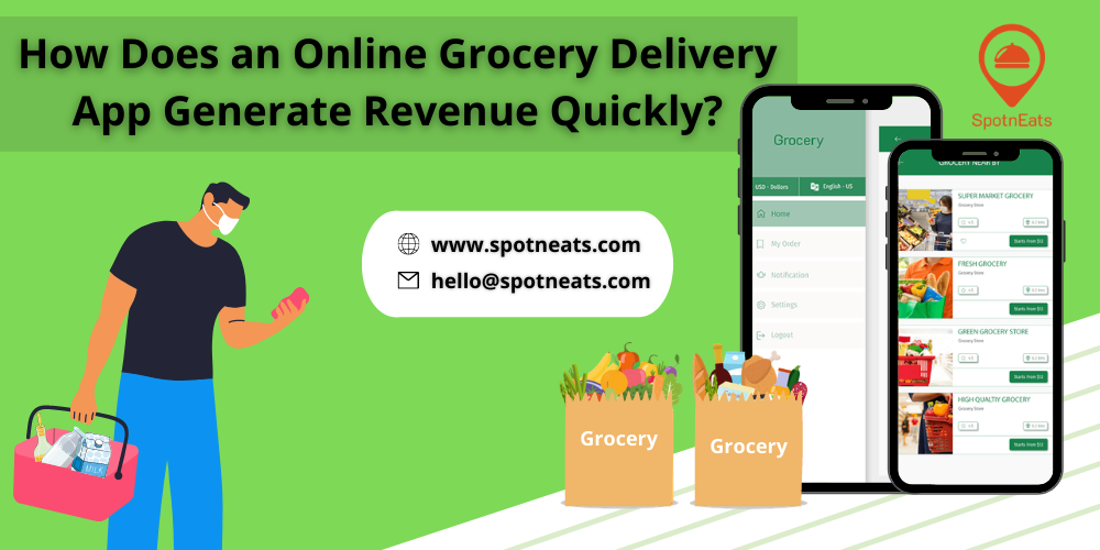 How Does an Online Grocery Delivery App Generate Revenue Quickly? - SpotnEats
