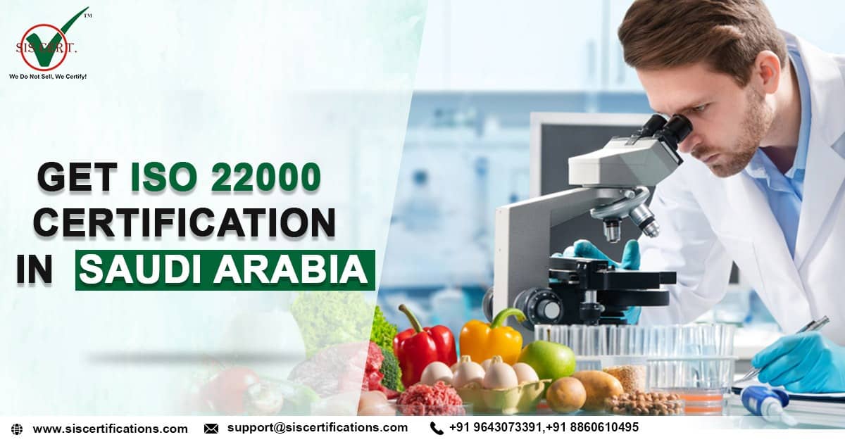 Apply ISO 22000 Certification | Get ISO 22000 Certification Saudi Arabia