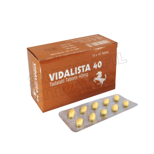 Buy Vidalista 40 mg Online | Tadalafil | Free Delivery