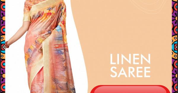 Buy Linen Sarees Online