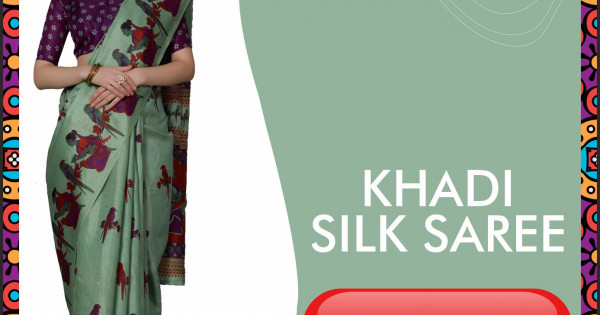 Khadi Silk Sarees Online / Buy Khadi Silk Sarees Online india - Eshami