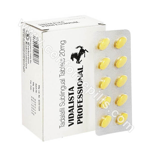 Vidalista Professional 20 mg (Tadalafil) - Cenforce Pills