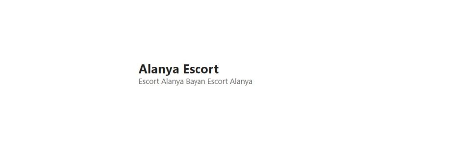 Alanya Escort Cover Image