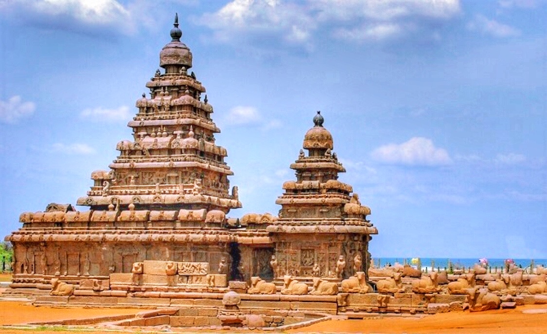 Sea Shore Temple Mahabalipuram - Rath Mandir Mahabalipuram