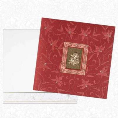 Stunning Ganesha Card In Florals And Reds - KNK1765 Profile Picture