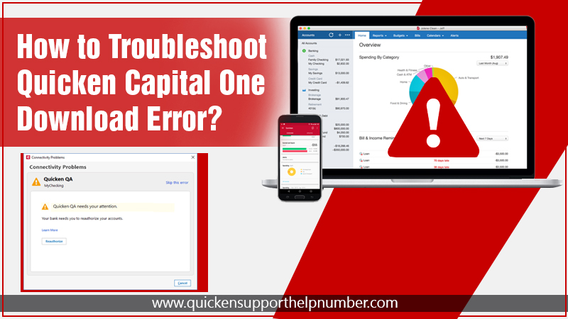 Quicken Capital One Download Error - Easy Solving Guide