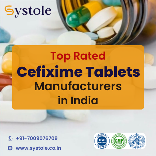 Cefixime 100mg Tab. Manufacturer in India