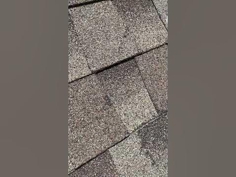 What Hail Damage Looks Like On A Roof - YouTube