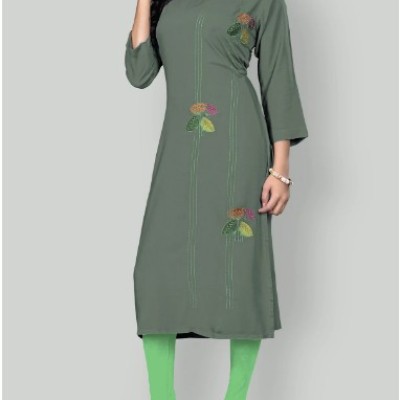 Rayon Kurta with attractive embroidery work Profile Picture