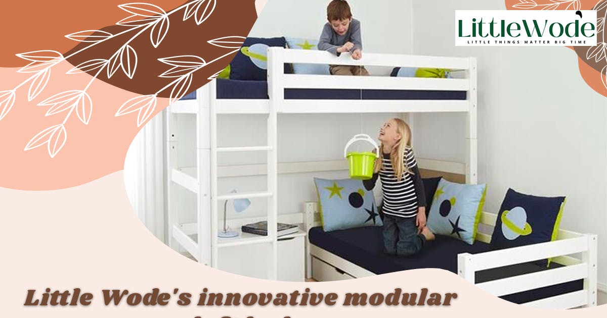 Little Wode's innovative modular loft bed is available now!
