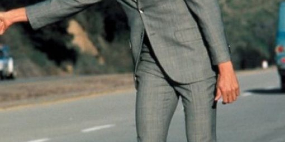 Pee Wee Herman Grey Suit