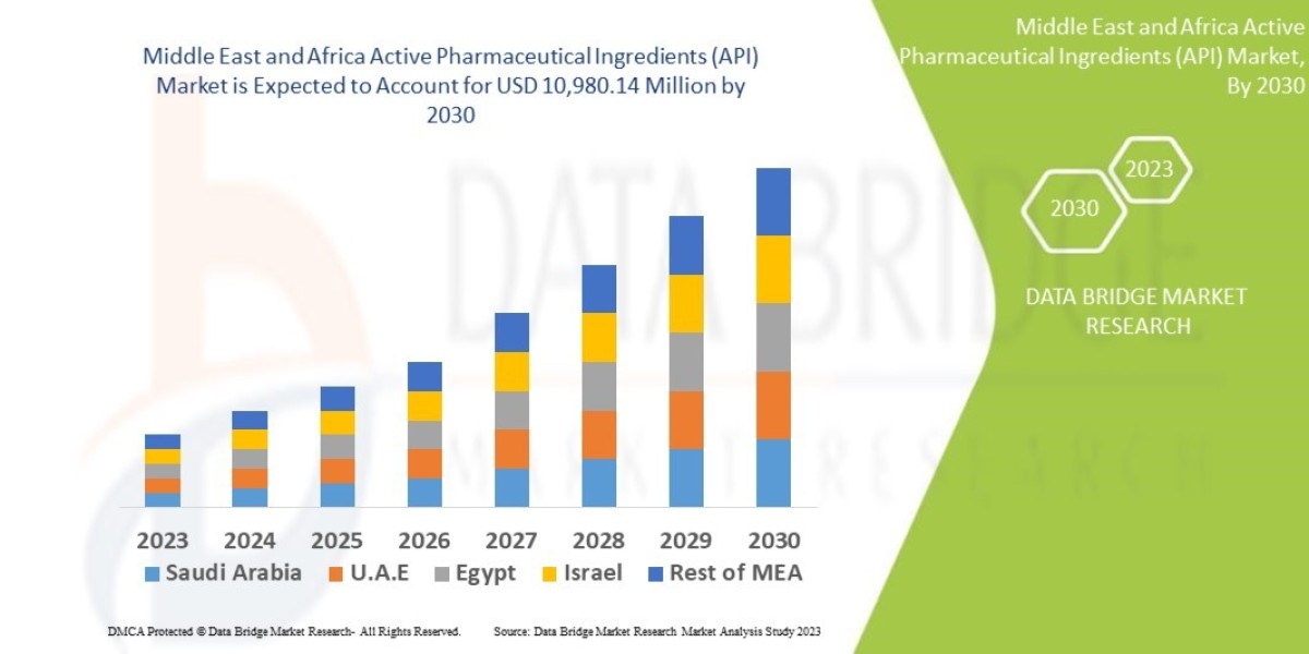 Middle East and Africa Active Pharmaceutical Ingredients (API) Market  is set to Boom Worldwide at a CAGR of 6.3%  by 20