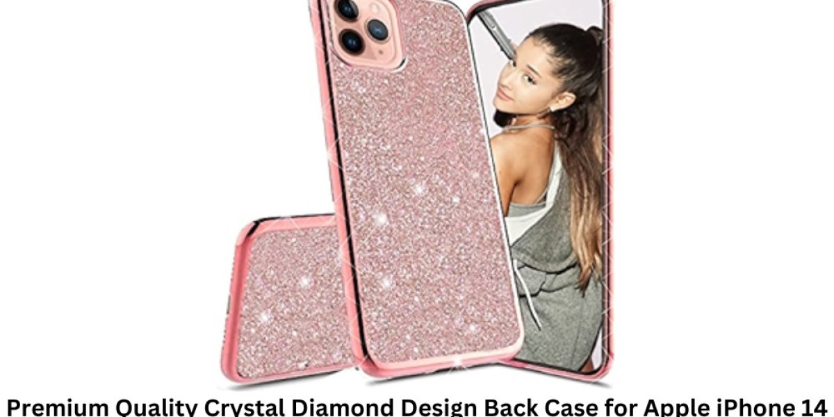 Premium Quality Crystal Diamond Design Back Case for Apple iPhone 14
