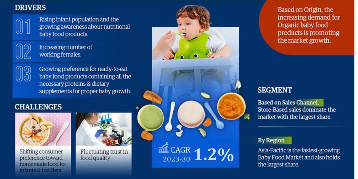 Comprehensive Analysis and Future Growth of the Baby Food Market 2023-2030