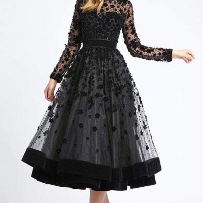 Black Beauty: A Tea-Length Mac Duggal Evening Dress for Every Celebration Profile Picture