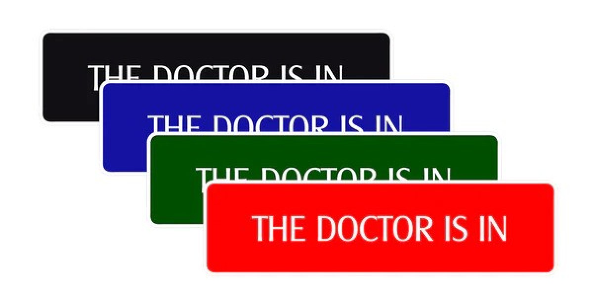 Doctor Is In Sign - Street Sign