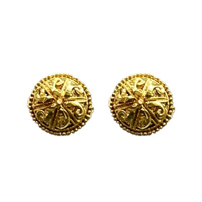 Traditional Women Brass Stud Earrings Profile Picture
