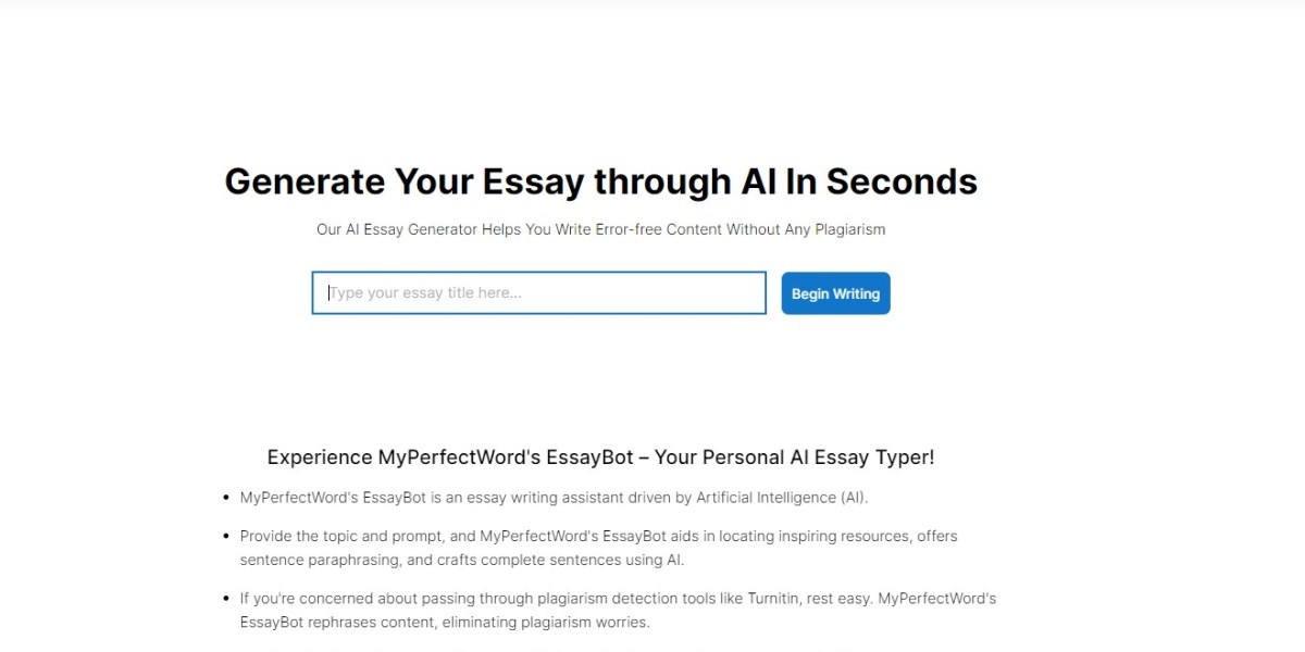 MyPerfectWords EssayBot: A Game-Changer in Online Essay Writing for December 2023