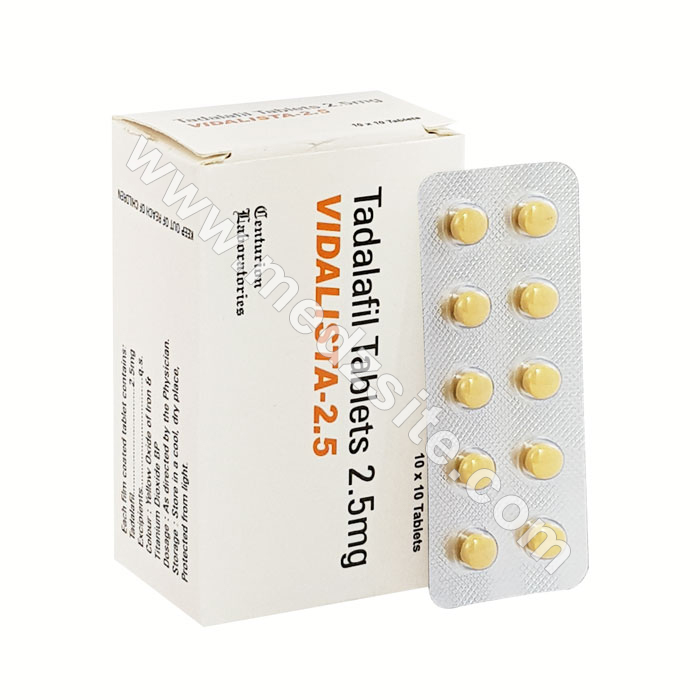 Vidalista 2.5 mg: Buy Best Low Dose Pill to Stay Hard Longer