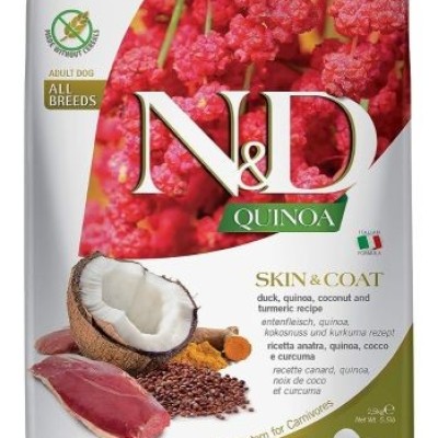 Farmina N&D Quinoa Skin & Coat Duck Quinoa Coconut Turmeric Recipe Adult All Breed Dog Food  Profile Picture