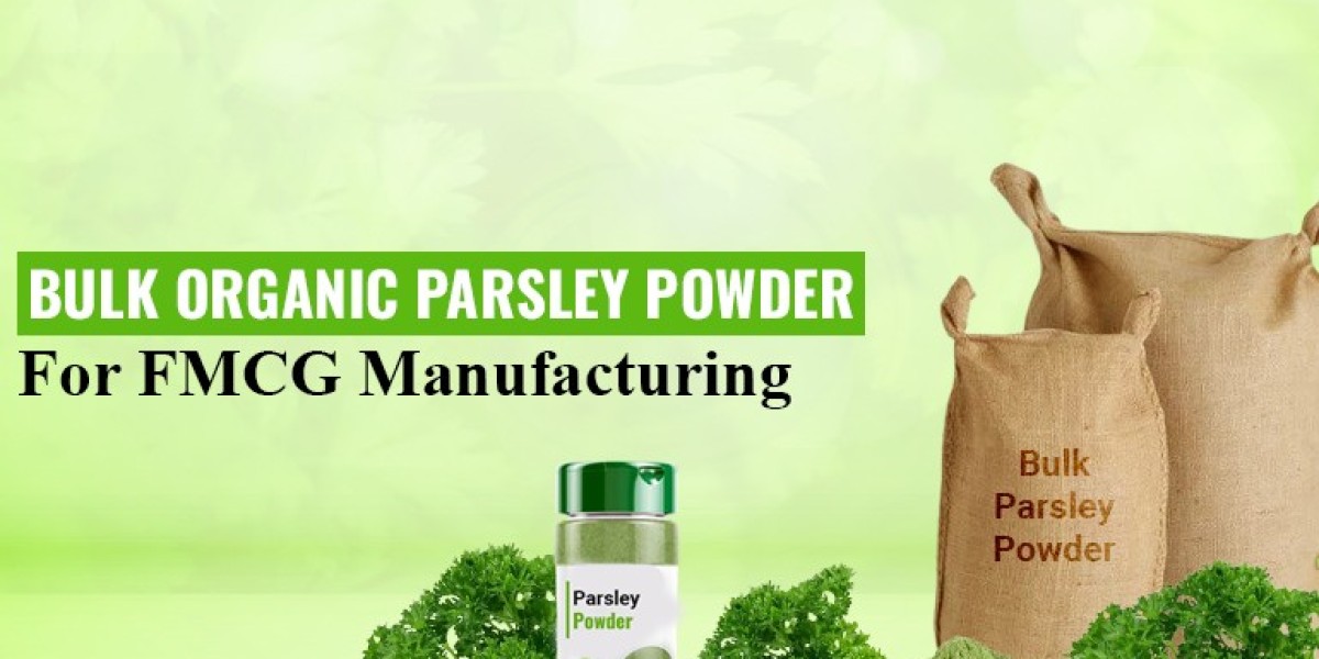 Bulk Organic Parsley Powder for FMCG Manufacturing