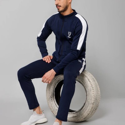 Shop Online Fusion Lines Navy Blue Tracksuit in New Delhi Profile Picture