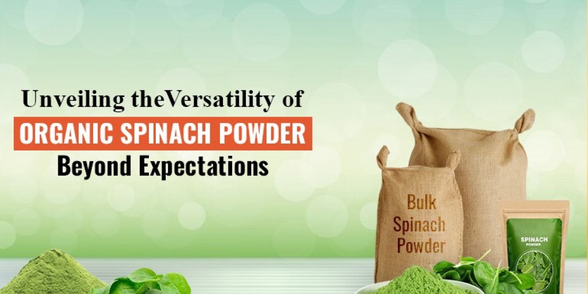 Innovative Applications of Organic Spinach Powder Beyond the Plate