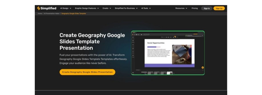 Geography Google Slides Template Cover Image