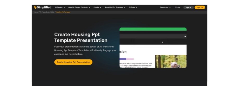 Housing Ppt Template Cover Image