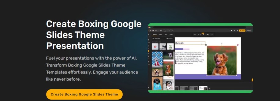 Boxing Google Slides Theme Cover Image