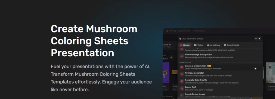 Mushroom Coloring Sheets Sheets Cover Image