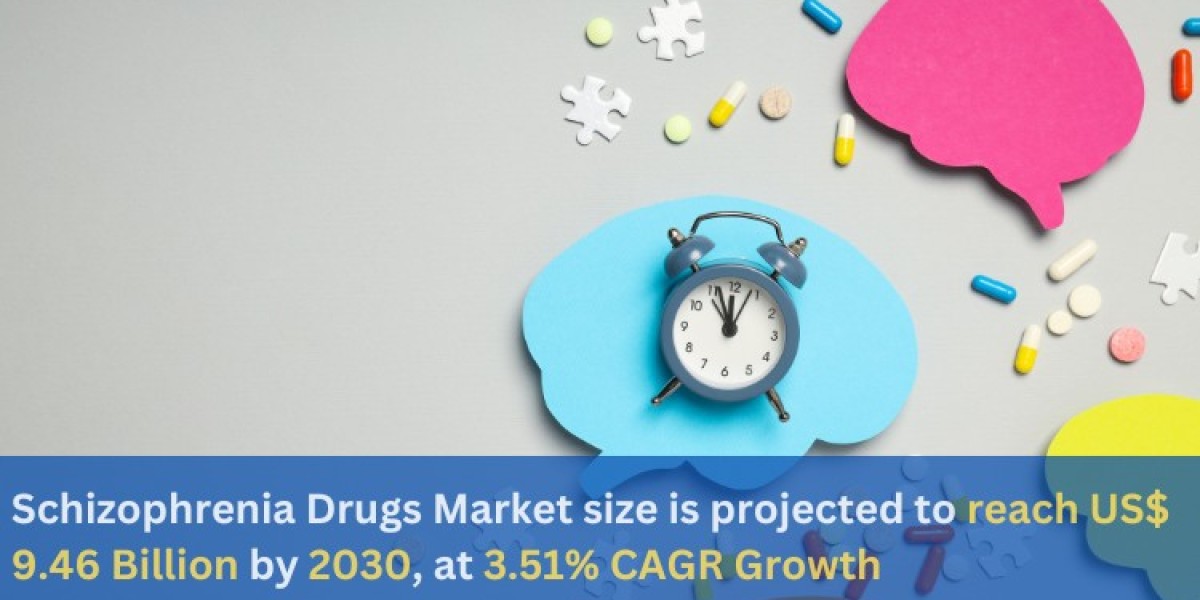 Schizophrenia Drugs Market size is projected to reach US$ 9.46 Billion by 2030, at 3.51% CAGR Growth
