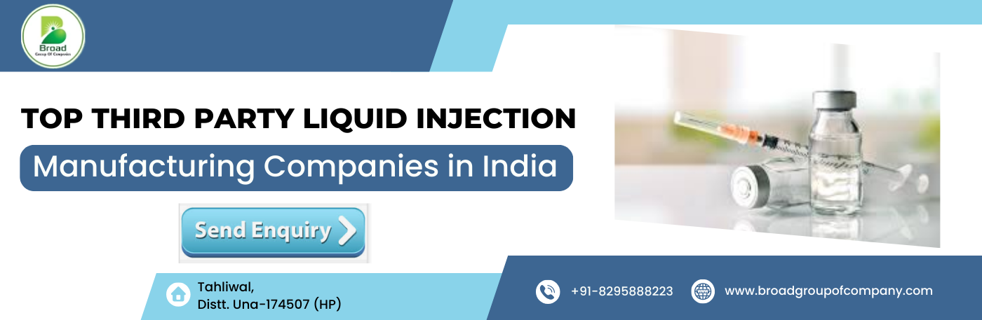 Top #1 Third Party Liquid Injection Manufacturer | Broad Injectables