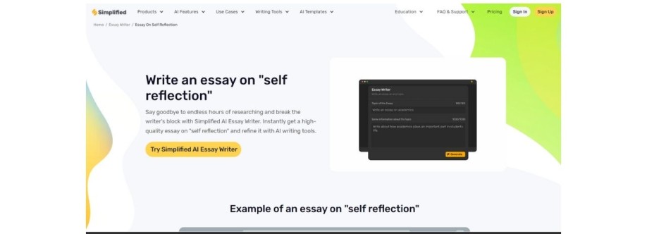 self reflection essay writer Cover Image