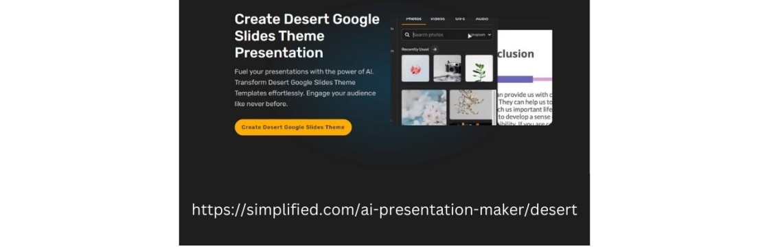 Desert Google Slides Theme Cover Image