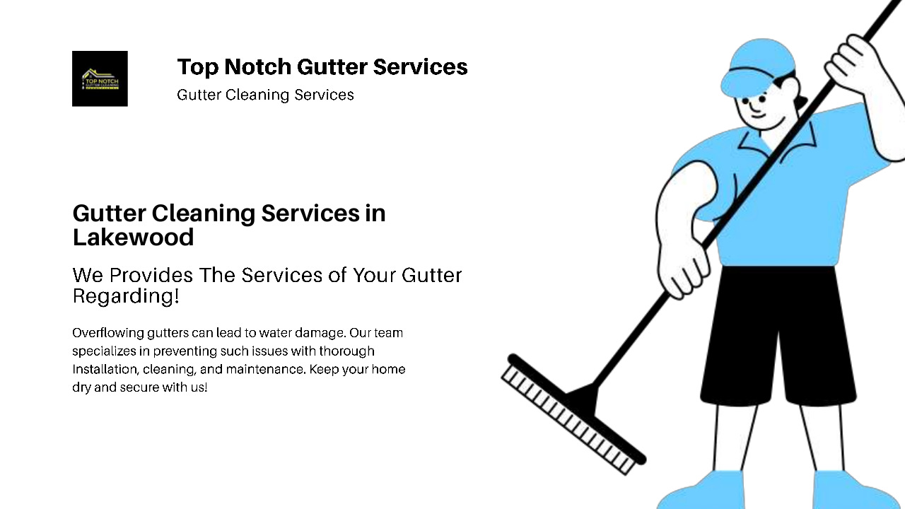 Schedule A Professional Gutter Cleaning Lakewood Services Now!