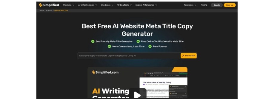 seo meta title generator Cover Image