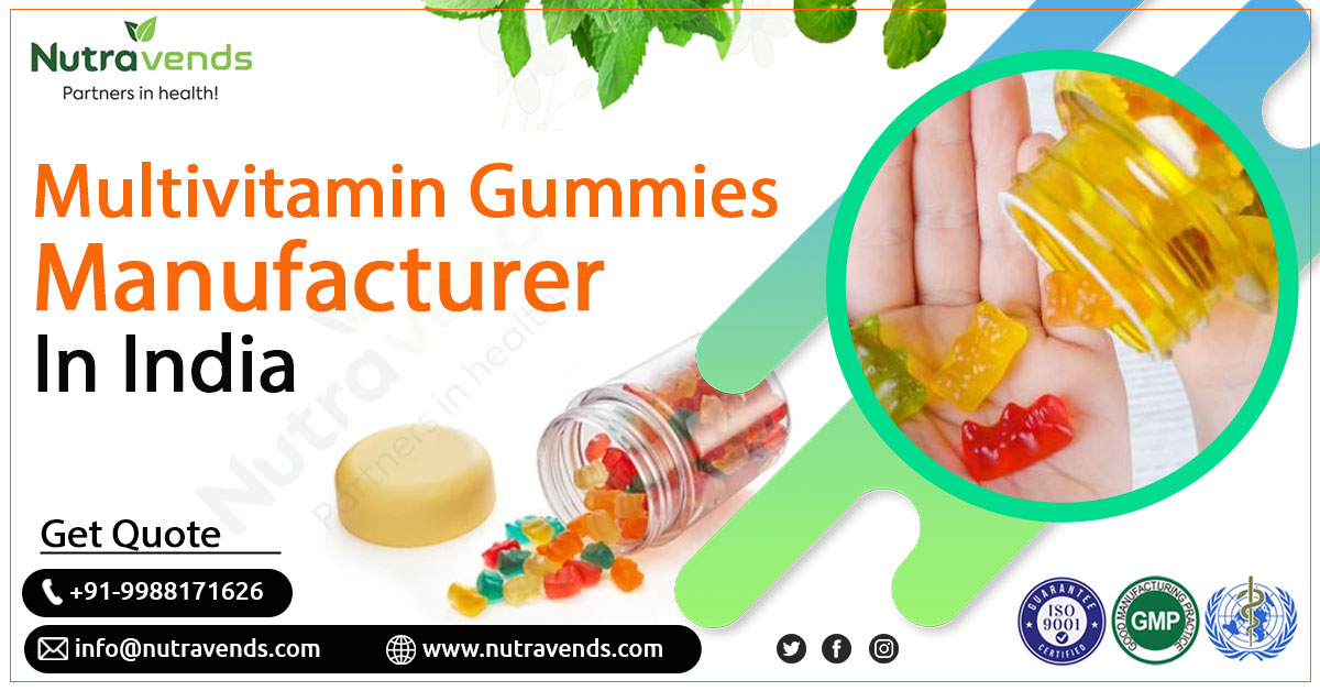 Best Gummy Manufacturer in India | Avail #1 Multivitamin Gummies