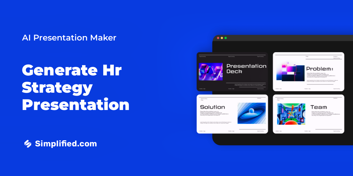 Use AI to Generate Free Presentation on HR Strategy