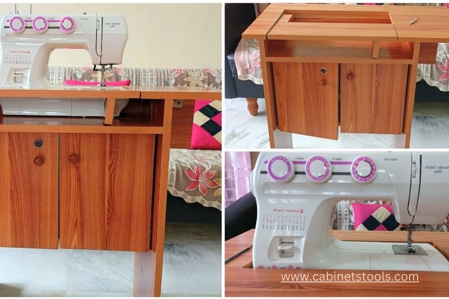 Crafting Creativity: Innovative Sewing machine table design for home Studio - Cabinets Tools