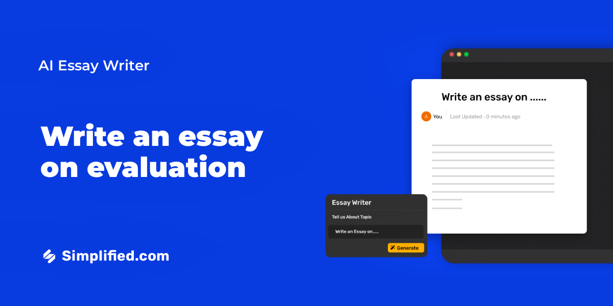Write Descriptive Essay On Evaluation In Minutes