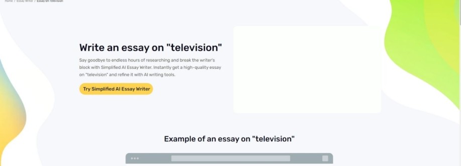 Television Essay Writer Cover Image