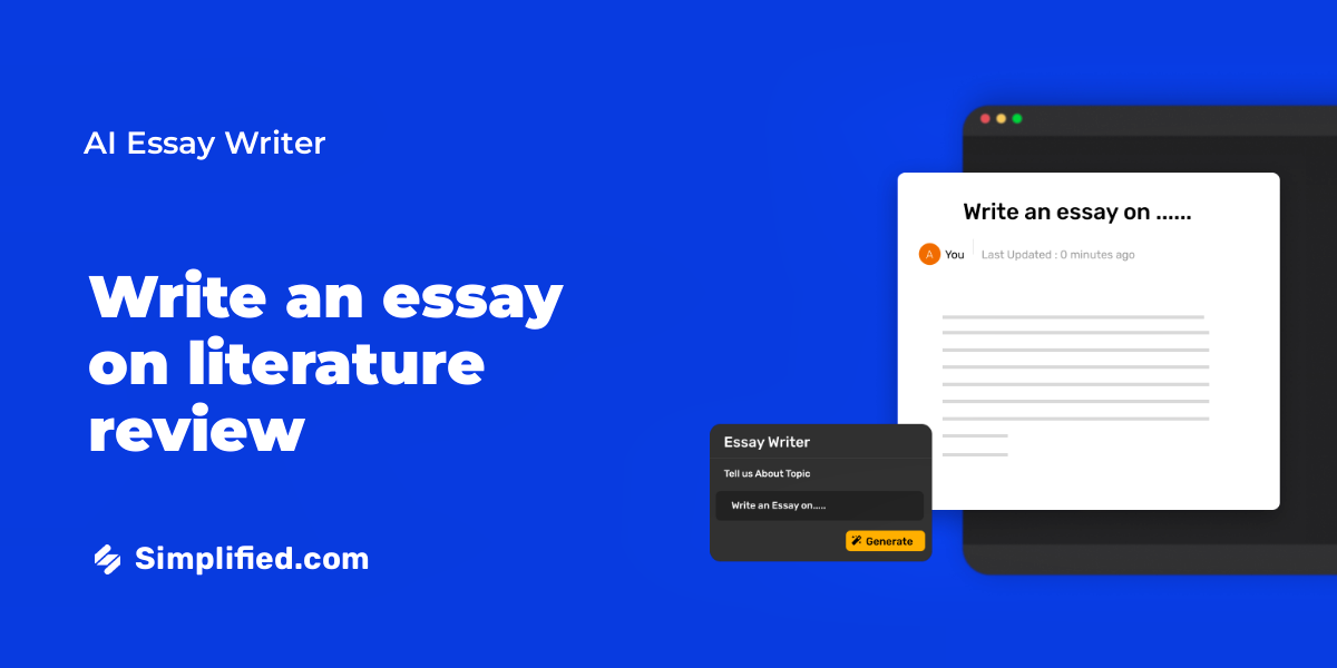 Write Descriptive Essay On Literature Review In Minutes