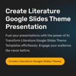 Literature Google Slides Theme Profile Picture