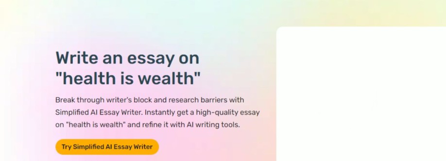 Health Is Wealth Essay Writer Cover Image