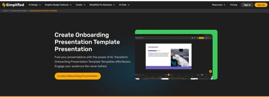 Onboarding Presentation Template Cover Image