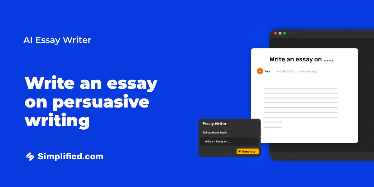 Write Descriptive Essay On Persuasive Writing In Minutes