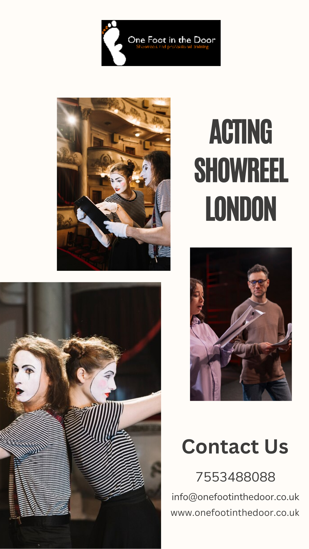 Why London Actor Showreel Training and Classes Play an Important Role?