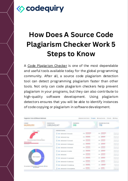 How Does A Source Code Plagiarism Checker Work 5 Steps to Know